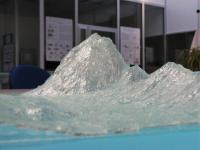 Modello in scala della Val Saisera ottenuto da rilevazioni aeree