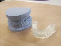 Mold and prototypes in stereolitography of dental archs