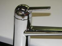 Prototype of a tap with a metallic finish